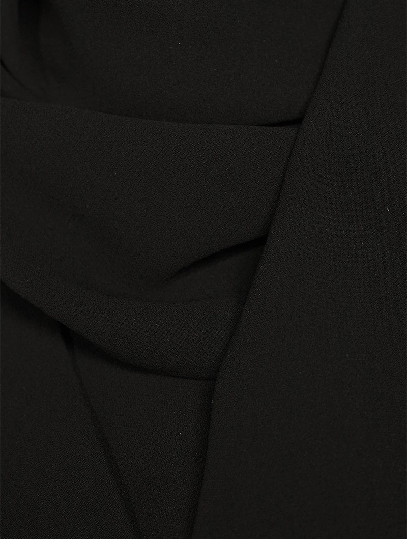 Pascal Draped Silk Crepe Dress