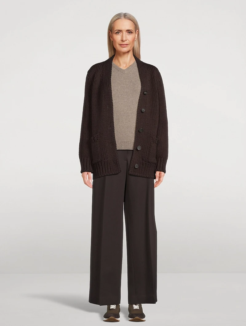 Roan Straight-Leg Wool Trousers