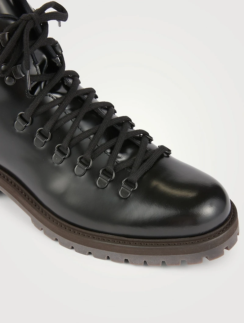 Leather Laced Hiking Boots