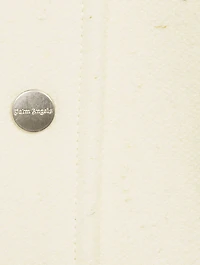 Wool Pocket Logo Overshirt