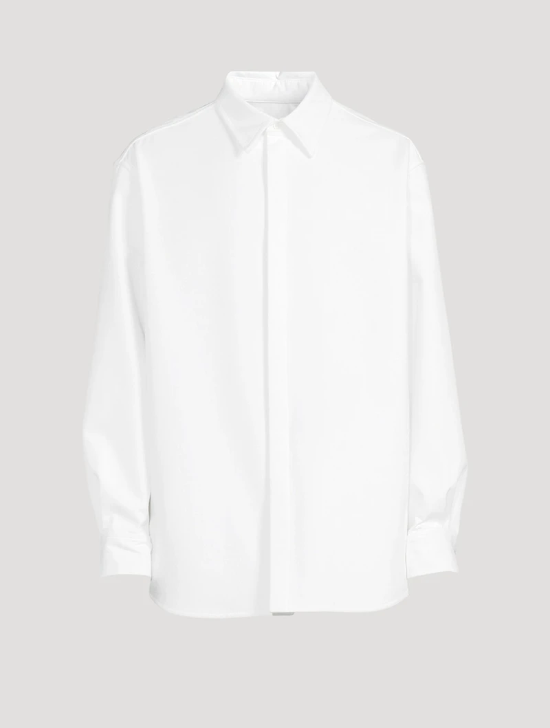 Cotton Poplin Shirt Jacket