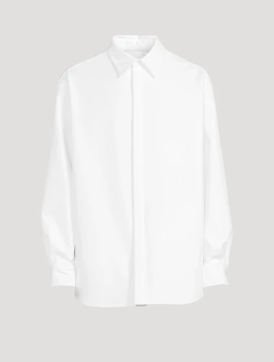 Cotton Poplin Shirt Jacket