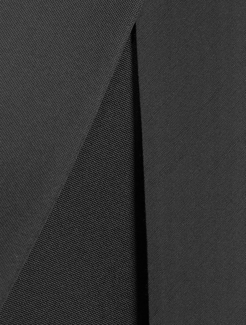 Wool Double-Breasted Jacket With Silk Scarf