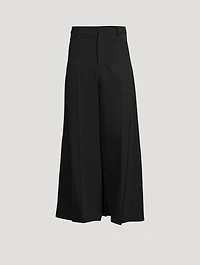 Wool Wide-Leg Pants