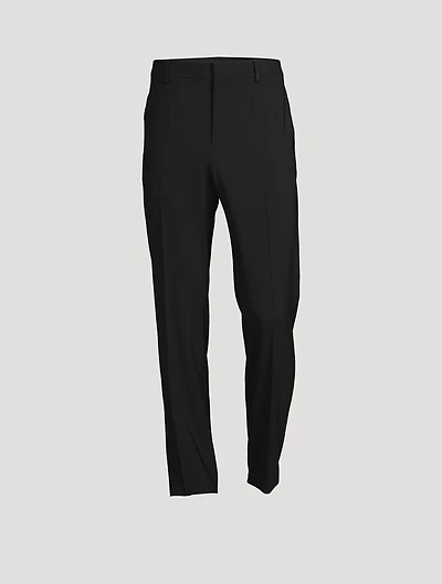 Wool Stretch Slim-Fit Pants
