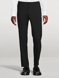 Wool Stretch Slim-Fit Pants