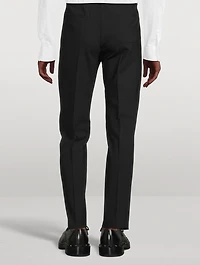 Wool Stretch Slim-Fit Pants