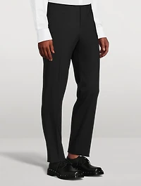 Wool Stretch Slim-Fit Pants