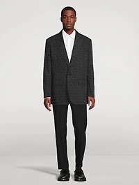 Wool Stretch Slim-Fit Pants