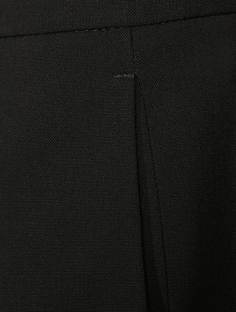 Wool Stretch Slim-Fit Pants