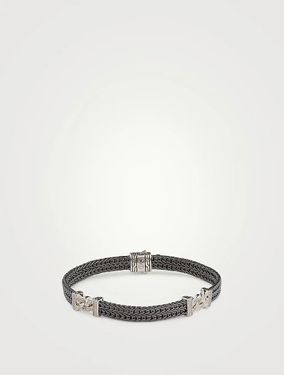 Rata Chain Pavé Station Bracelet