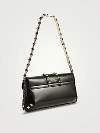 Small Rockstud Leather Clutch