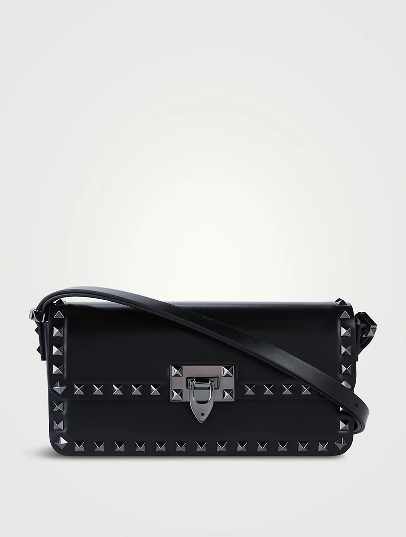 Rockstud Leather Shoulder Bag