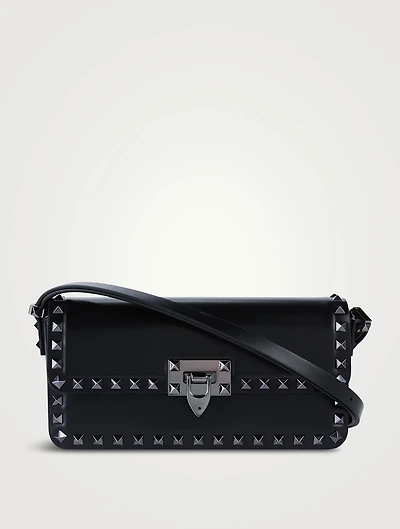 Rockstud Leather Shoulder Bag