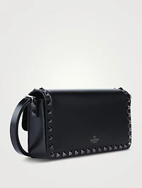 Rockstud Leather Shoulder Bag