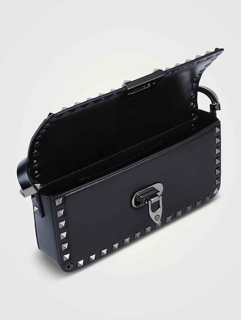 Rockstud Leather Shoulder Bag