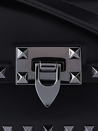 Rockstud Leather Shoulder Bag