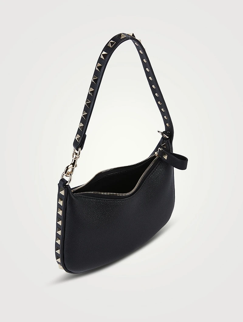 Mini Rockstud Leather Shoulder Bag