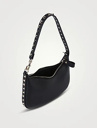 Mini Rockstud Leather Shoulder Bag