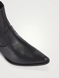 Leather Western Boots