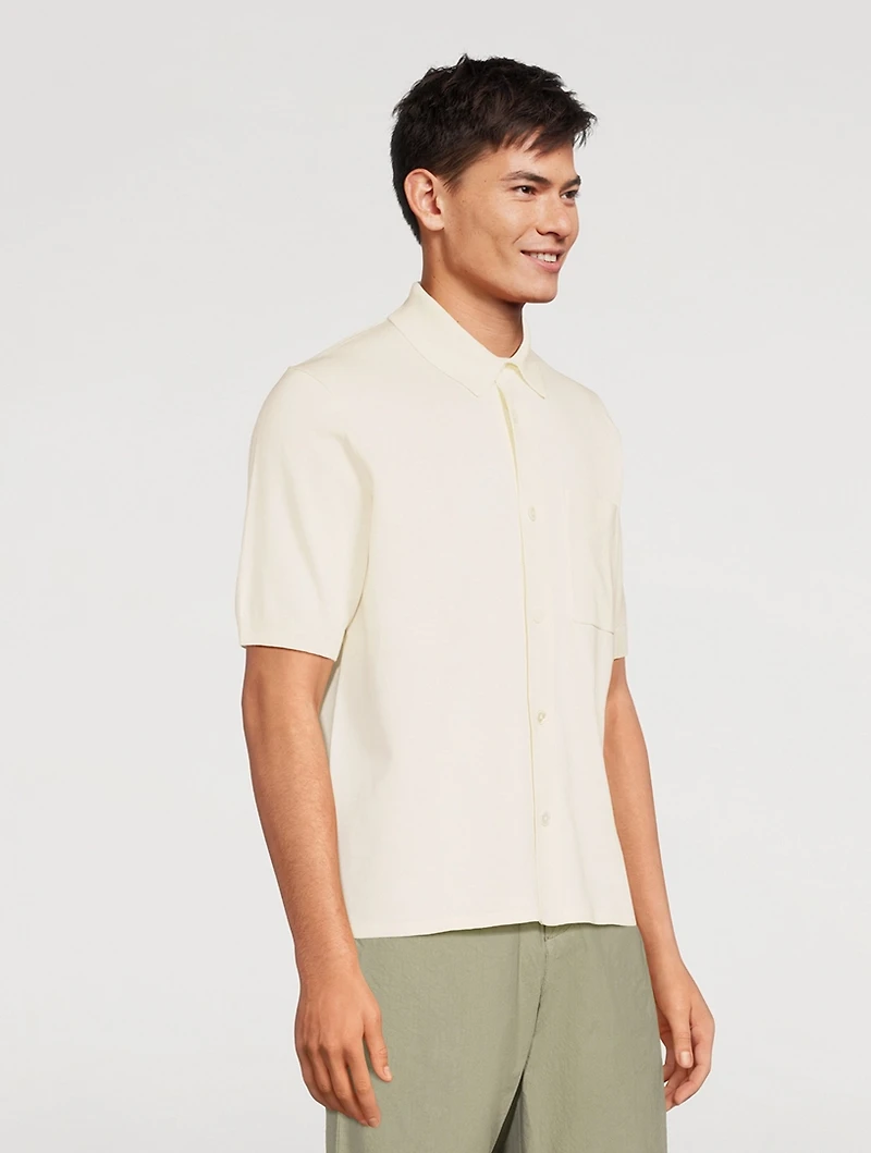 Rollo Cotton And Linen Short-Sleeve Shirt