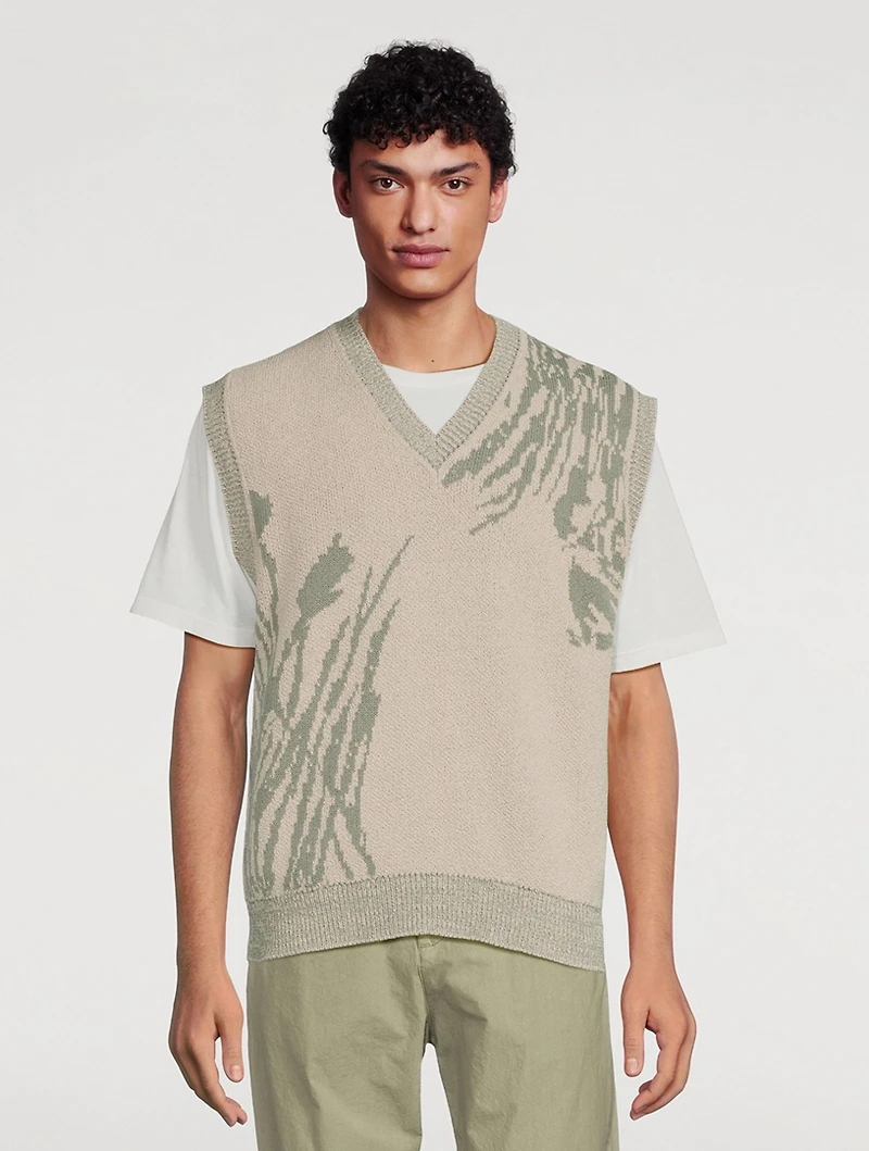 Melvin Jacquard Sweater Vest