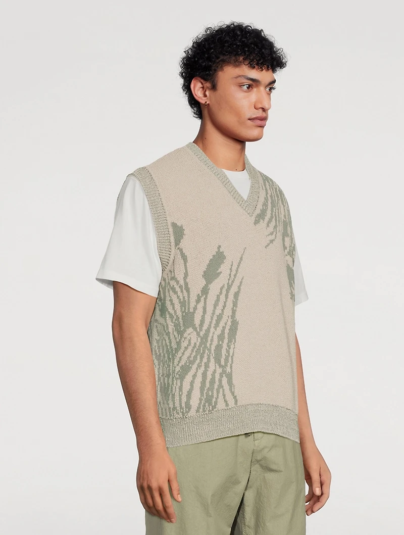 Melvin Jacquard Sweater Vest