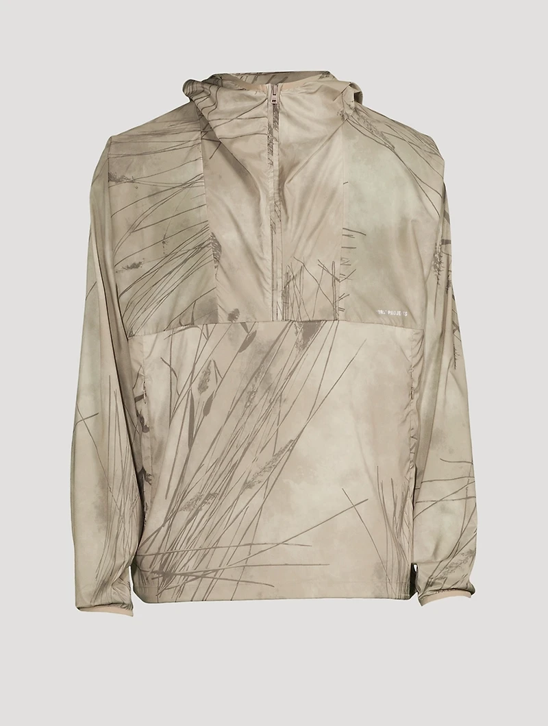 Herluf Light Printed Jacket With Hood