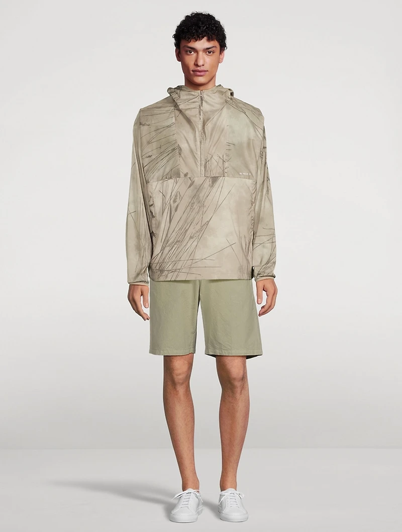 Herluf Light Printed Jacket With Hood