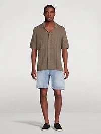 Eddie Cotton-Blend Shorts