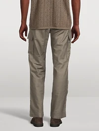 Jabari Cotton And Linen Cargo Pants