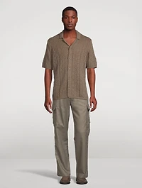 Jabari Cotton And Linen Cargo Pants