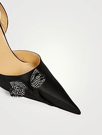 Wonder Tulip Satin Slingback Pumps