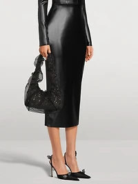 Wonder Tulip Satin Slingback Pumps