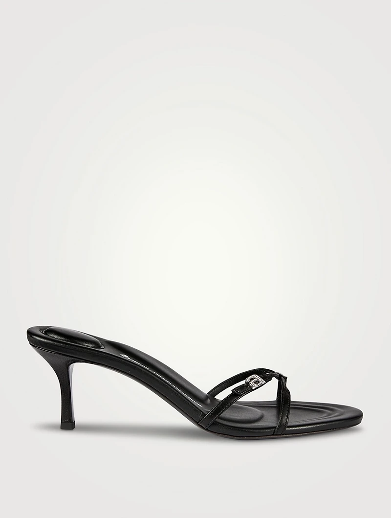 Lucienne 65 Capretto Slide Sandals