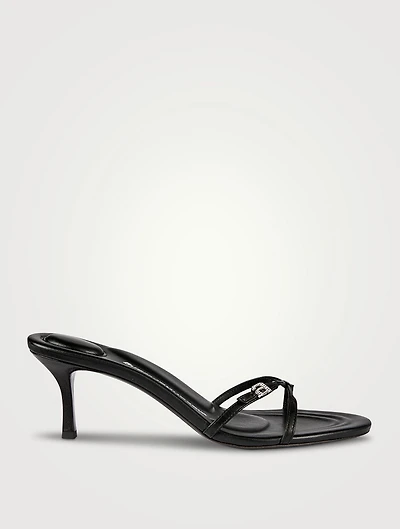 Lucienne 65 Capretto Slide Sandals
