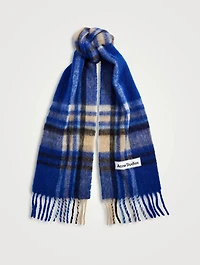 Mohair Tartan Scarf