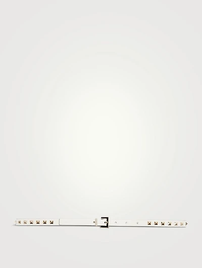 Rockstud Leather Belt