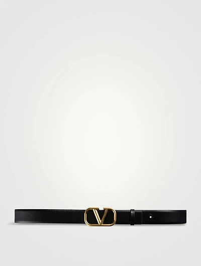 VLOGO Reversible Leather Belt