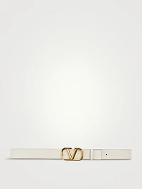 VLOGO Reversible Leather Belt