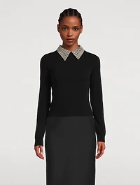 Embellished Wool Sweater