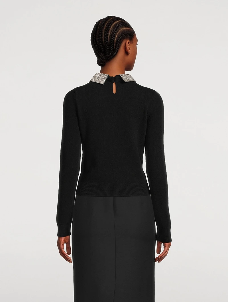 Embellished Wool Sweater