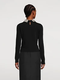 Embellished Wool Sweater