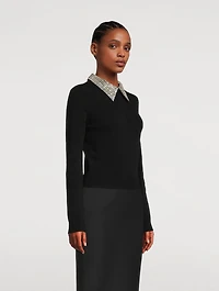 Embellished Wool Sweater