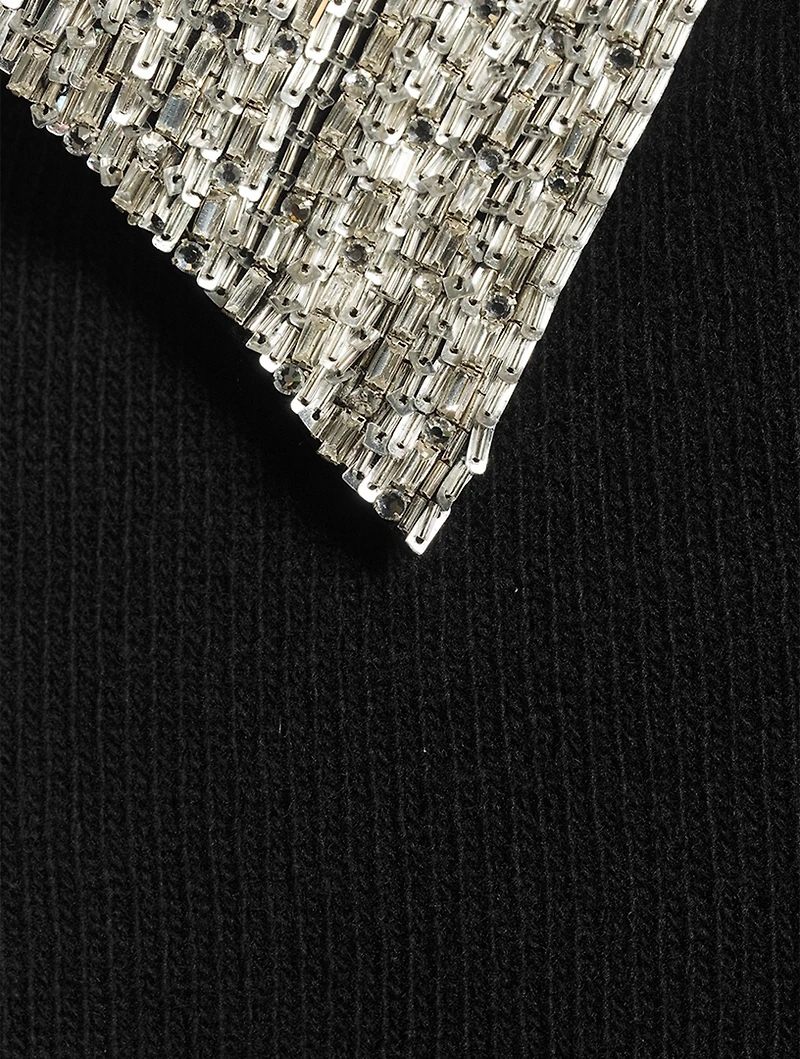 Embellished Wool Sweater
