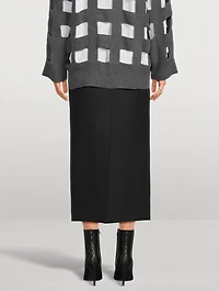 Crepe Couture Pencil Skirt