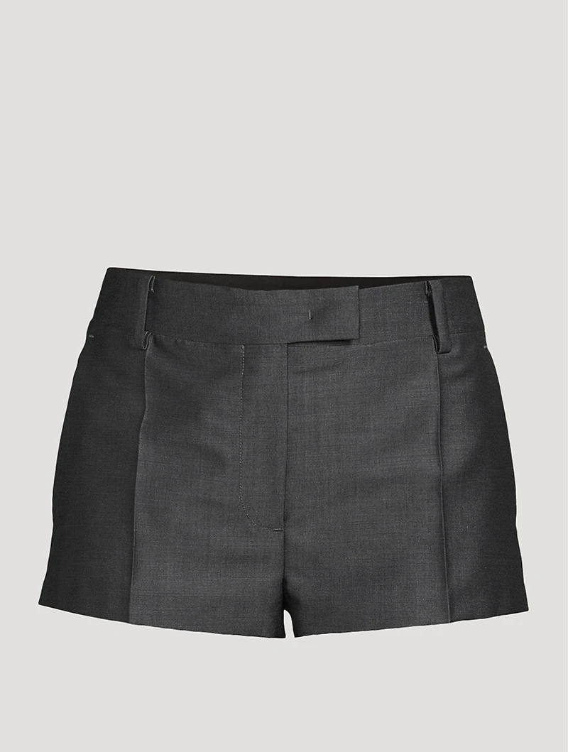 Mohair And Wool Shorts