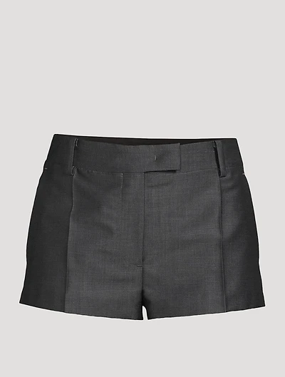 Mohair And Wool Shorts