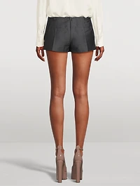 Mohair And Wool Shorts
