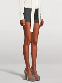 Mohair And Wool Shorts